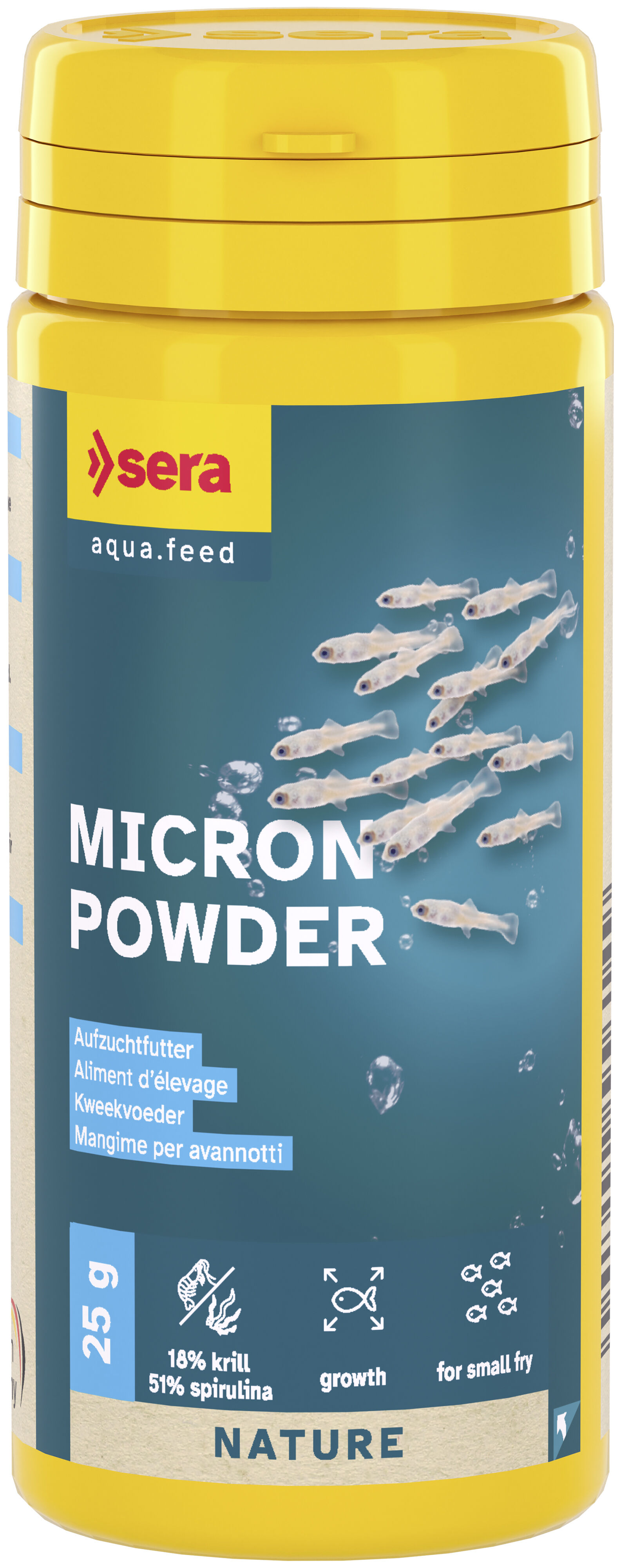 Sera - Aliment d'Elevage Micron Powder - 25g/50ml Image num&eacute;ro 1