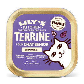 Lily's Kitchen - Terrine Recette sans C&eacute;r&eacute;ales au Saumon pour Chat Adultes - 85g