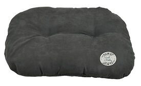 Bobby - Coussin Mousse Poilu Bicolor Noir pour Chiens