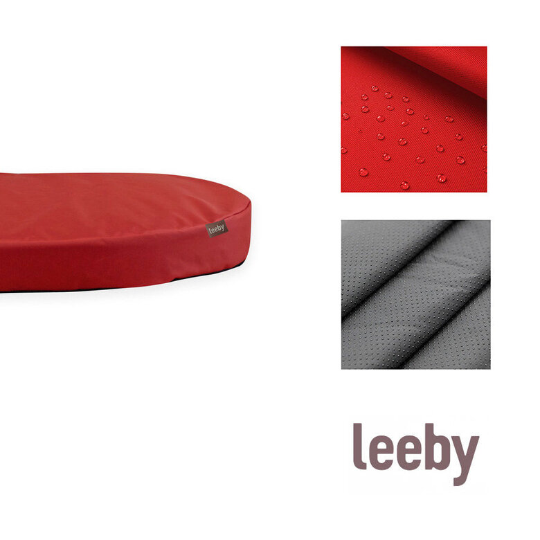 Leeby - Coussin Corbeille Imperméable Rouge image number null