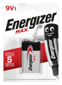 Energizer - Pile Alcaline MAX 9V