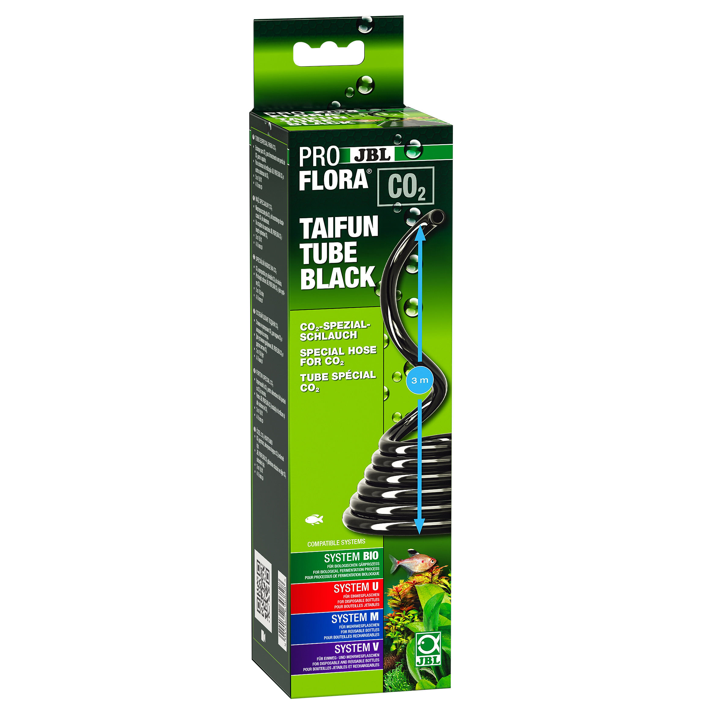 JBL - Tuyau Sp&eacute;cial CO2 Proflora Taifun Noir pour Aquarium - 3m Image num&eacute;ro 1
