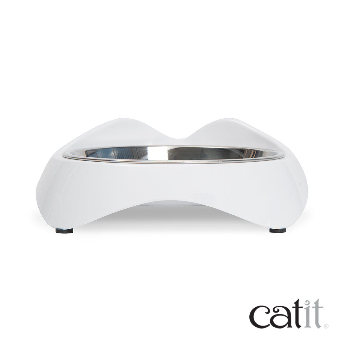 Catit - Bol de nourrissage Pixi Blanc pour Chat - 16,5cm Image num&eacute;ro 4