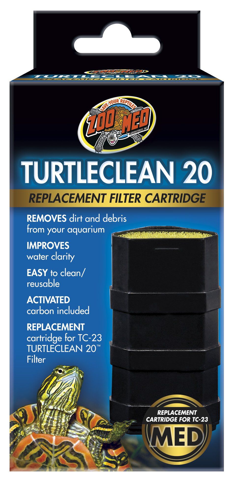 Zoomed - Cartouche Remplacement pour Filtre Turtle CLEAN TC-23 - GM Image num&eacute;ro 1