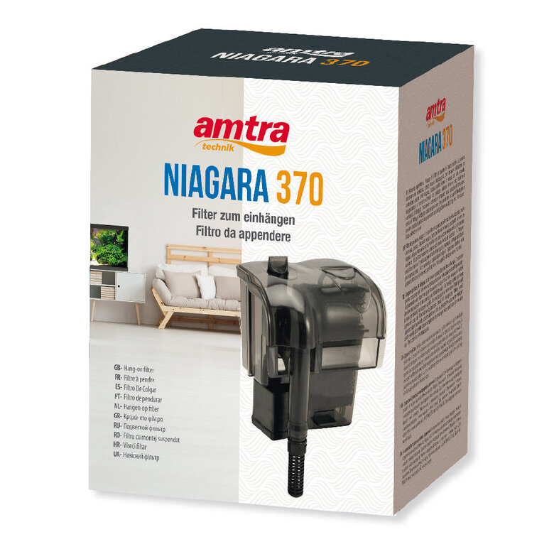 Amtra - Filtre Niagara pour Aquarium - 190L/h Image numéro 2 Amtra - Filtre Niagara pour Aquarium - 190L/h Image numéro 2