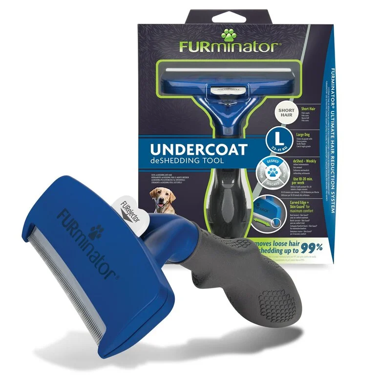 Furminator - Brosse Undercoat Grande Taille à poils Courts pour Chien - L Image numéro 1 Furminator - Brosse Undercoat Grande Taille à poils Courts pour Chien - L Image numéro 1