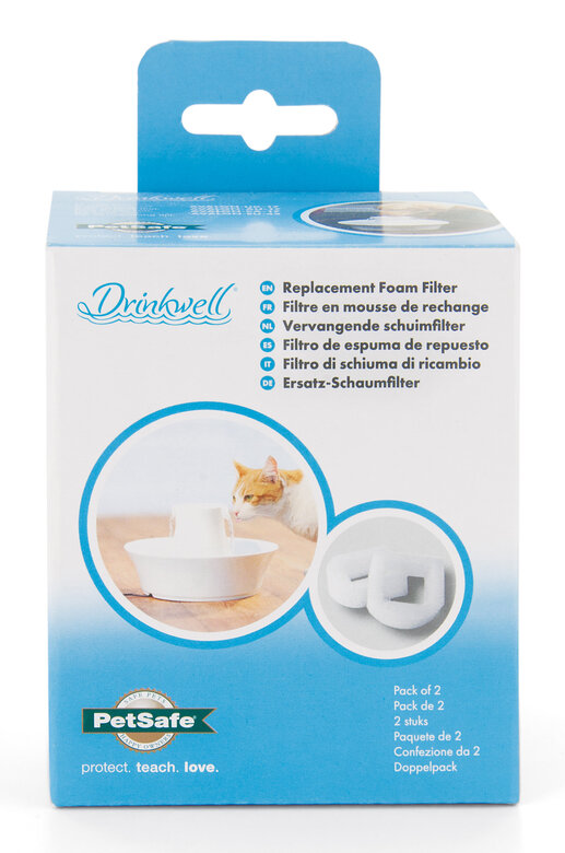 PetSafe - Filtres de rechange en mousse pour fontaine Drinkwell - x2 Image numéro 1 PetSafe - Filtres de rechange en mousse pour fontaine Drinkwell - x2 Image numéro 1