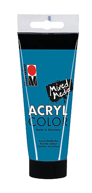 Marabu - Tube AcryColor Couleur Cyan - 100ml image number null