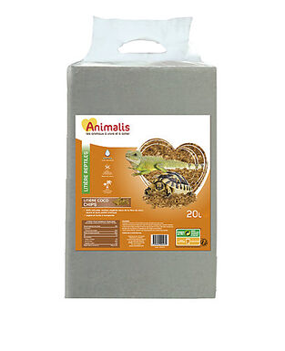 Animalis - Litière Coco Chips pour Reptiles - 20L