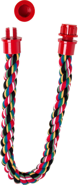 Flamingo - Jouet Perche Flexible Spirale pour Grandes Perruches - 75cm Image numéro 1 Flamingo - Jouet Perche Flexible Spirale pour Grandes Perruches - 75cm Image numéro 1