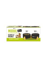 Hamiform - Gamelle Double Design MODUL'Home pour Lapin