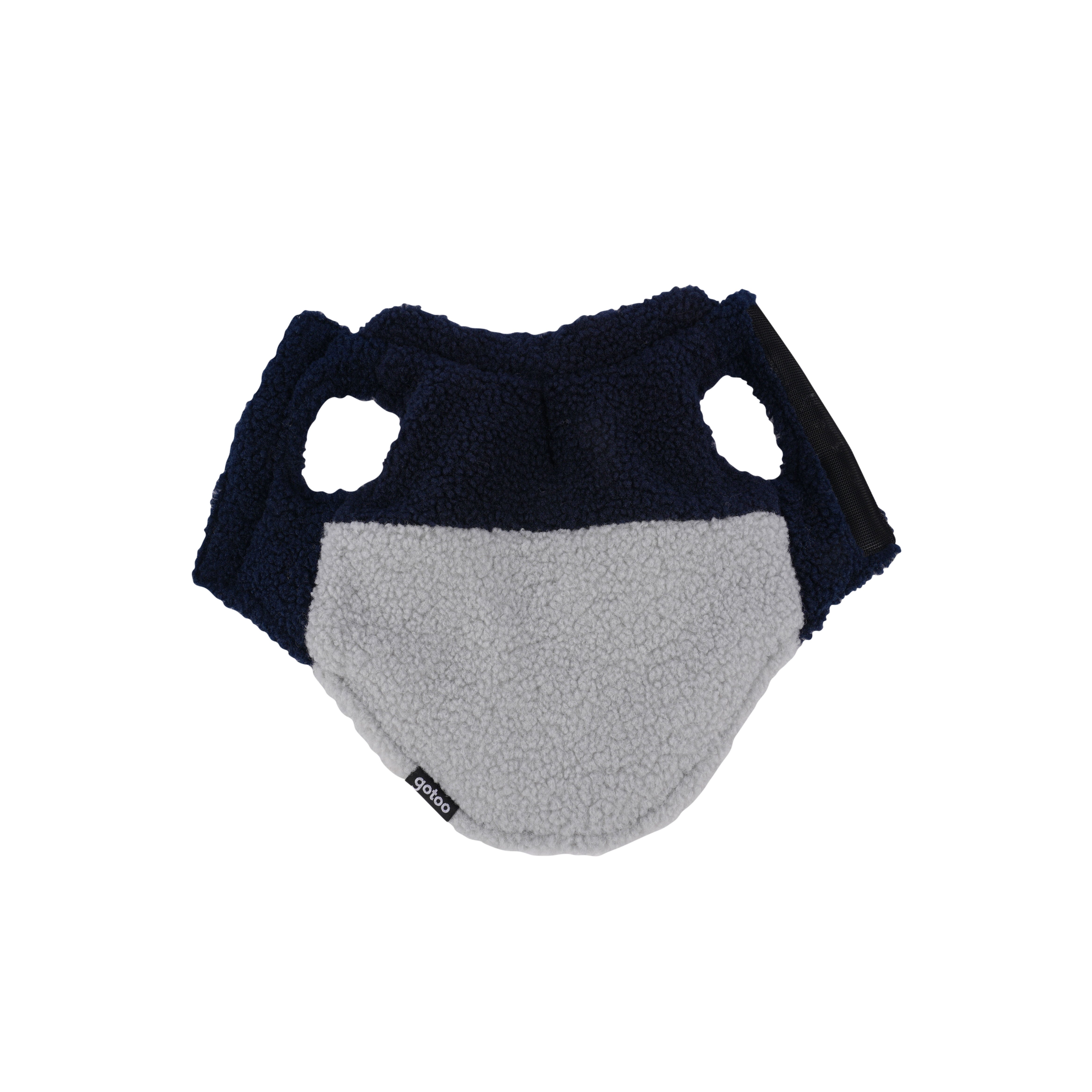 Gotoo - Manteau Polaire Bicolore pour Chiens - 25cm Image num&eacute;ro 4