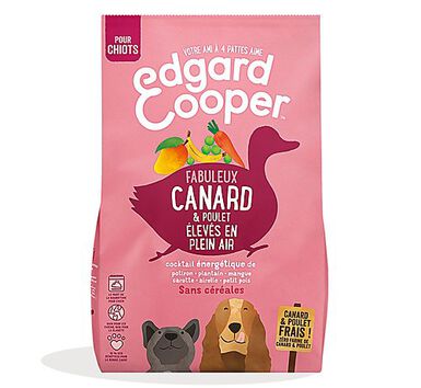 Edgard & Cooper - Croquettes au Canard et Poulet pour Chiot - 2,5Kg