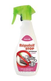 Essentiel - Répulsif Intérieur STOP en Spray pour Chat - 500ml