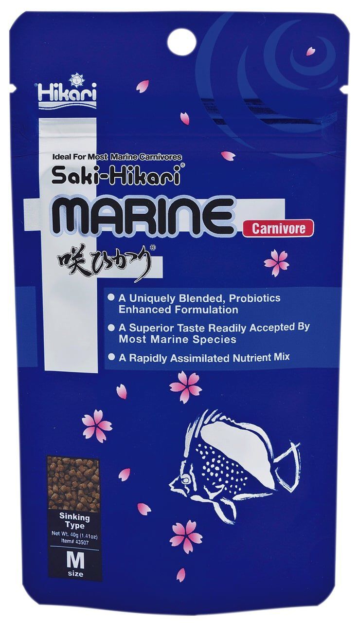 Hikari - Aliment en Granul&eacute;s Saki-Hikari Marine Carnivore - 40g Image num&eacute;ro 1