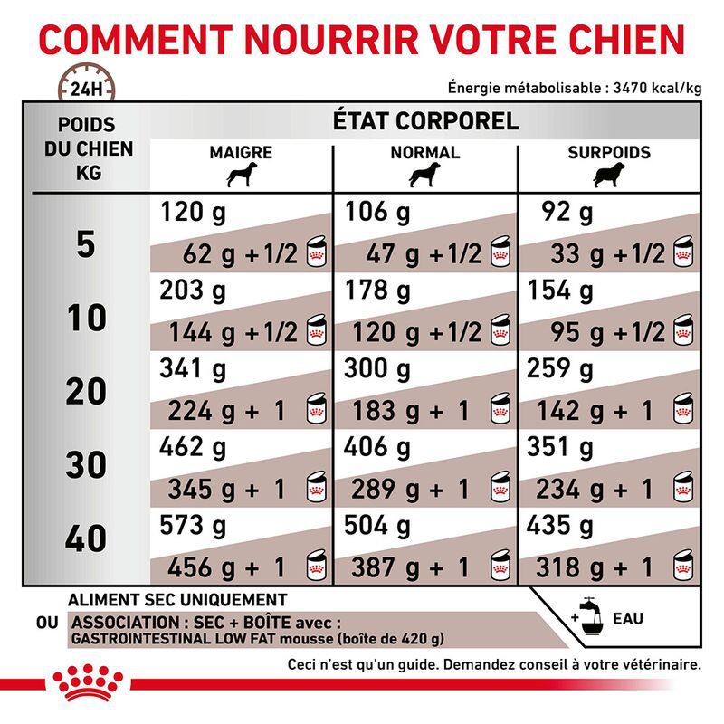 Royal Canin - Croquettes Veterinary Diet Gastro Intestinal Low Fat Pour Chiens - 6kg Image num&eacute;ro 5