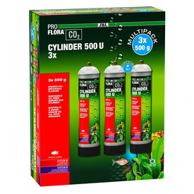 JBL - Bouteilles CO2 Proflora Cylinder 500 U pour Aquarium - 3x500g