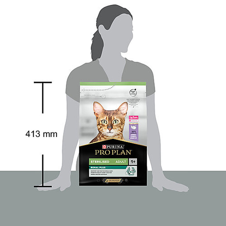 Pro Plan - Croquettes Sterilised à la Dinde pour Chat Adulte Stérilisé - 3Kg Image numéro 6 Pro Plan - Croquettes Sterilised à la Dinde pour Chat Adulte Stérilisé - 3Kg Image numéro 6