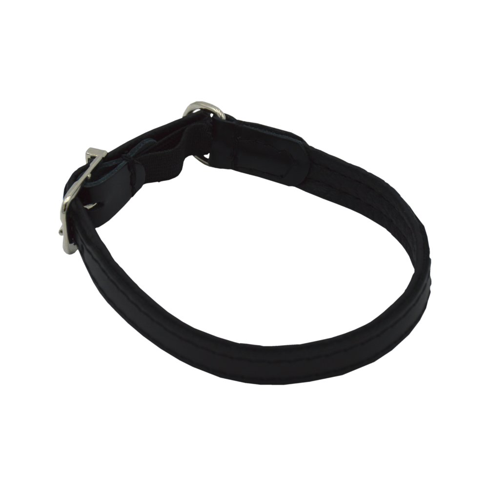 Comme Un Roi - Collier Cuir So Chic pour Chat 30cm - Noir Image num&eacute;ro 1