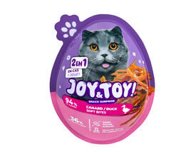 Joy & Toy - &OElig;uf Surprise Snack Bouch&eacute;es de Canard + Jouet - 20g