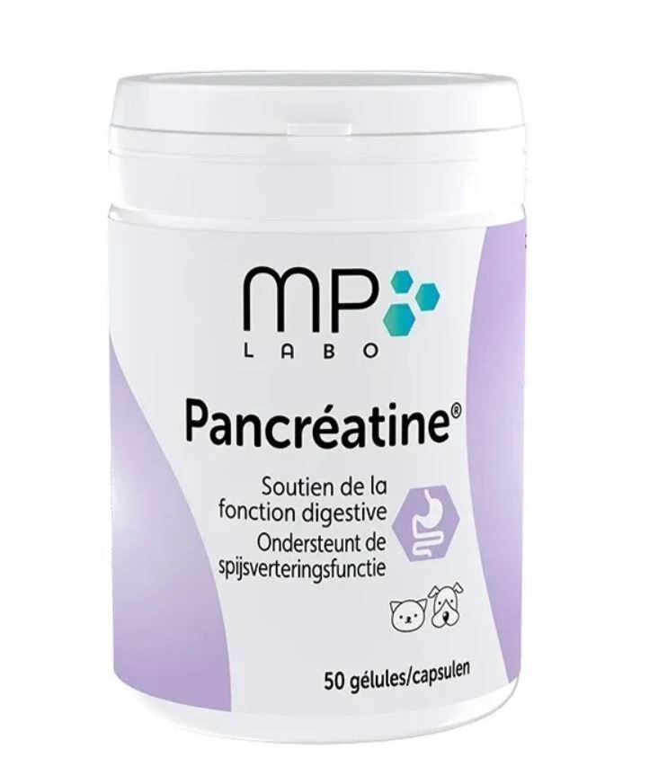 MP Labo - G&eacute;lules Pancr&eacute;atine Fonction Digestive pour Chiens et Chats - x50 Image num&eacute;ro 1