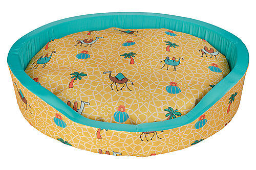 Summer Vibes - Sofa Rafraichissant Jaune pour Chiens - M Image num&eacute;ro 1