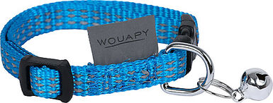 Wouapy - Kit Protect Harnais Laisse et Collier pour Chatons - Bleu