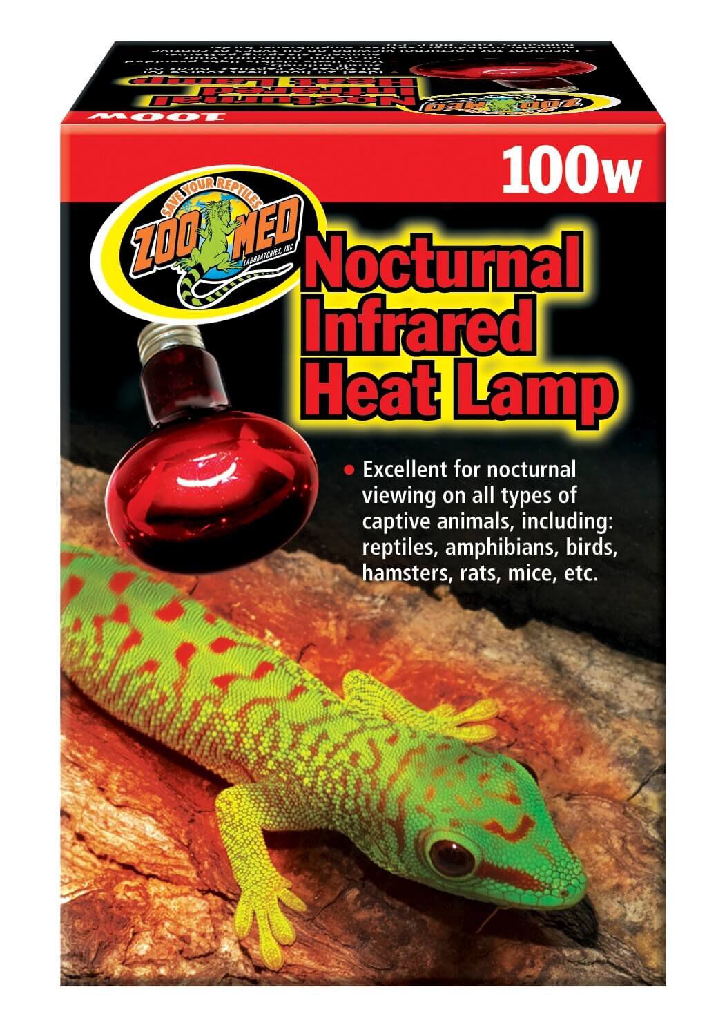 Zoomed - Lampe Chauffante Infrarouge Repti Infrared pour Terrarium - 100w Image num&eacute;ro 1