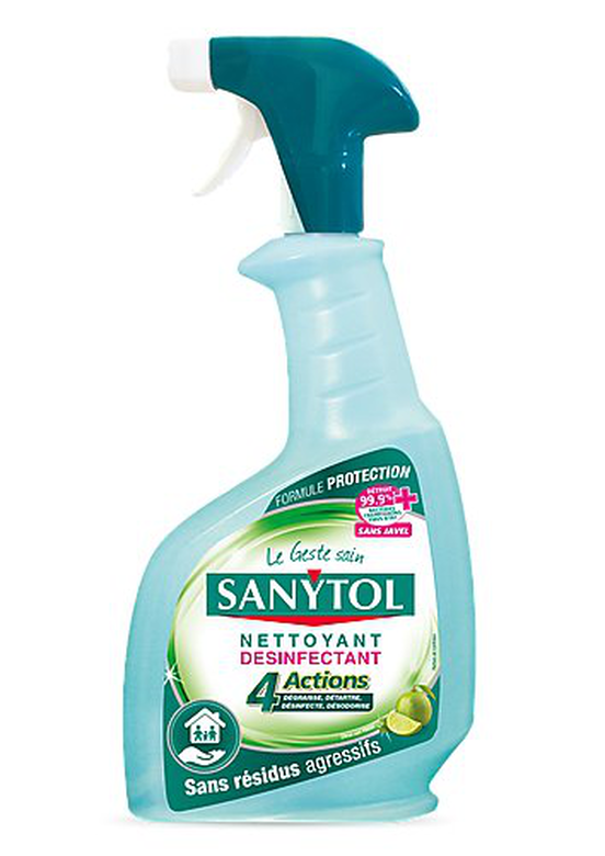 Sanytol - Spray Nettoyant Désinfectant Protection 4 Actions pour Habitat - 500ml image number null