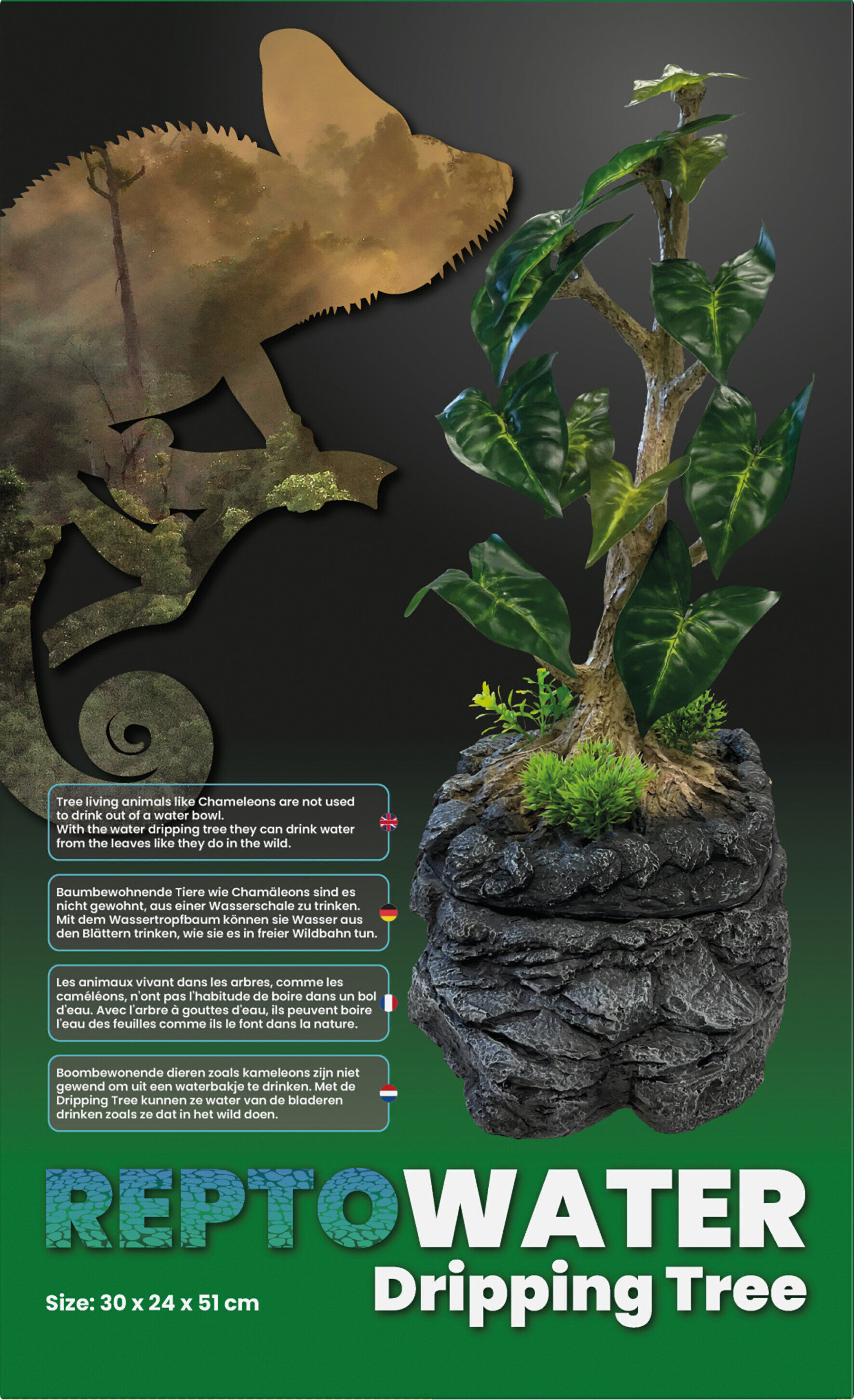Repto - Arbre &agrave; Gouttes D'Eau - R&eacute;ptiles Image num&eacute;ro 2