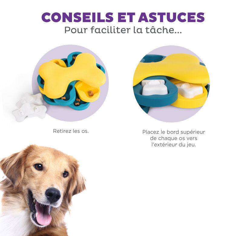 Nina Ottosson - Jeu Educatif Dog Tornado-Blu pour Chiens Image num&eacute;ro 4