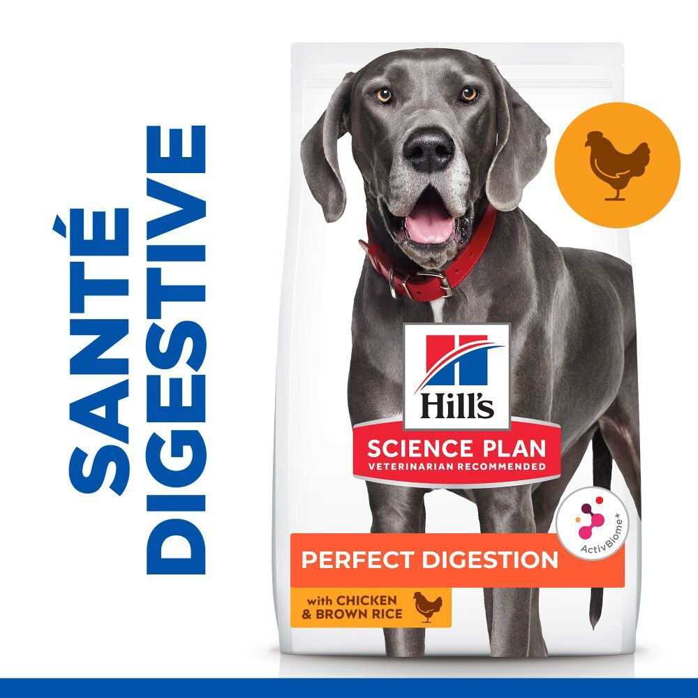 Hill's Science Plan - Perfect Digestion Large Breed Croquettes Pour Chien  - 12kg Image num&eacute;ro 4