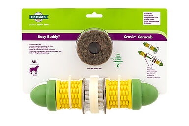 PetSafe - Jouet Epi Maïs Cravin Corncob pour Chiens - M/L