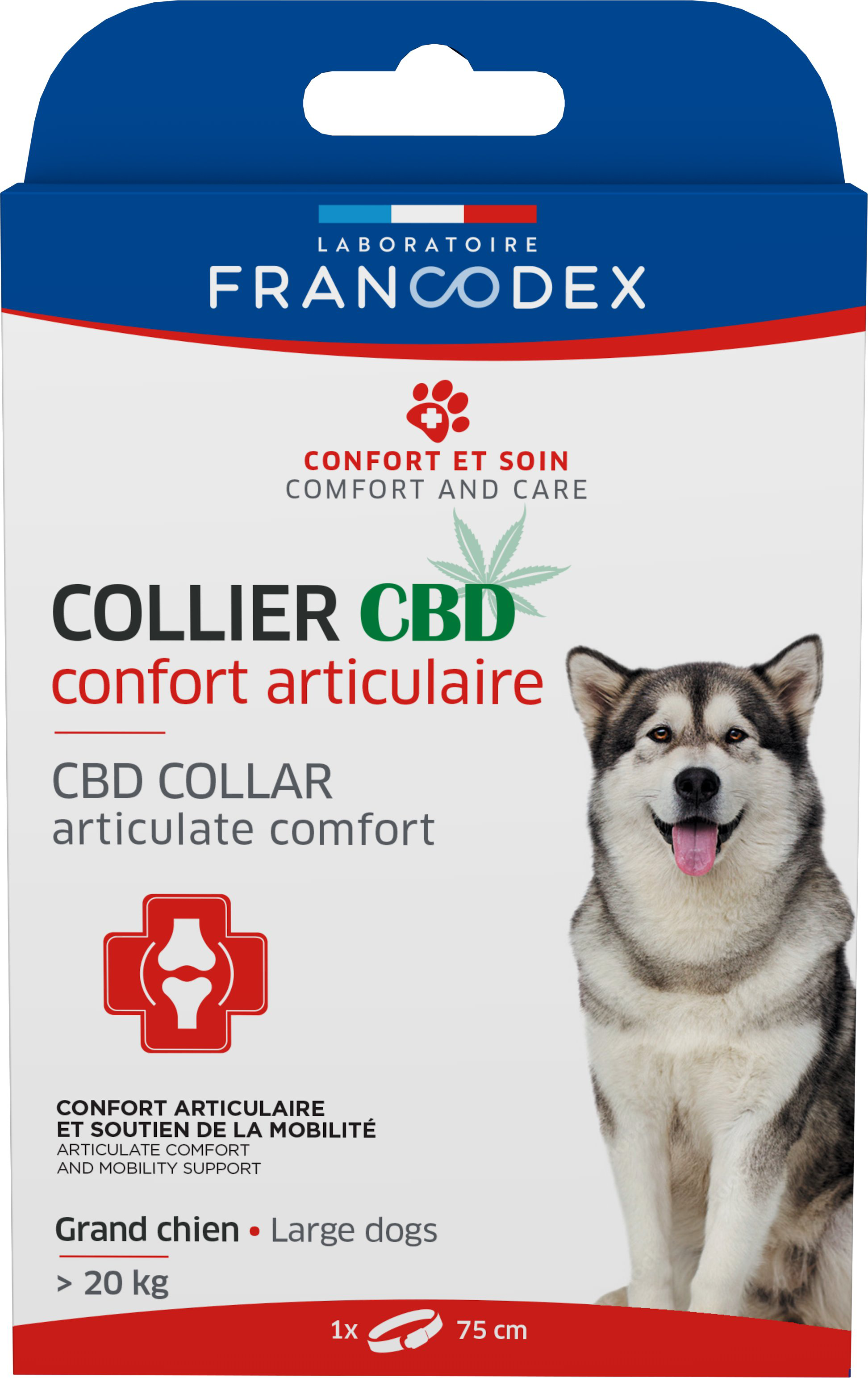 Francodex - Collier CBD Confort Articulaire pour Chiens - 75cm Image num&eacute;ro 1
