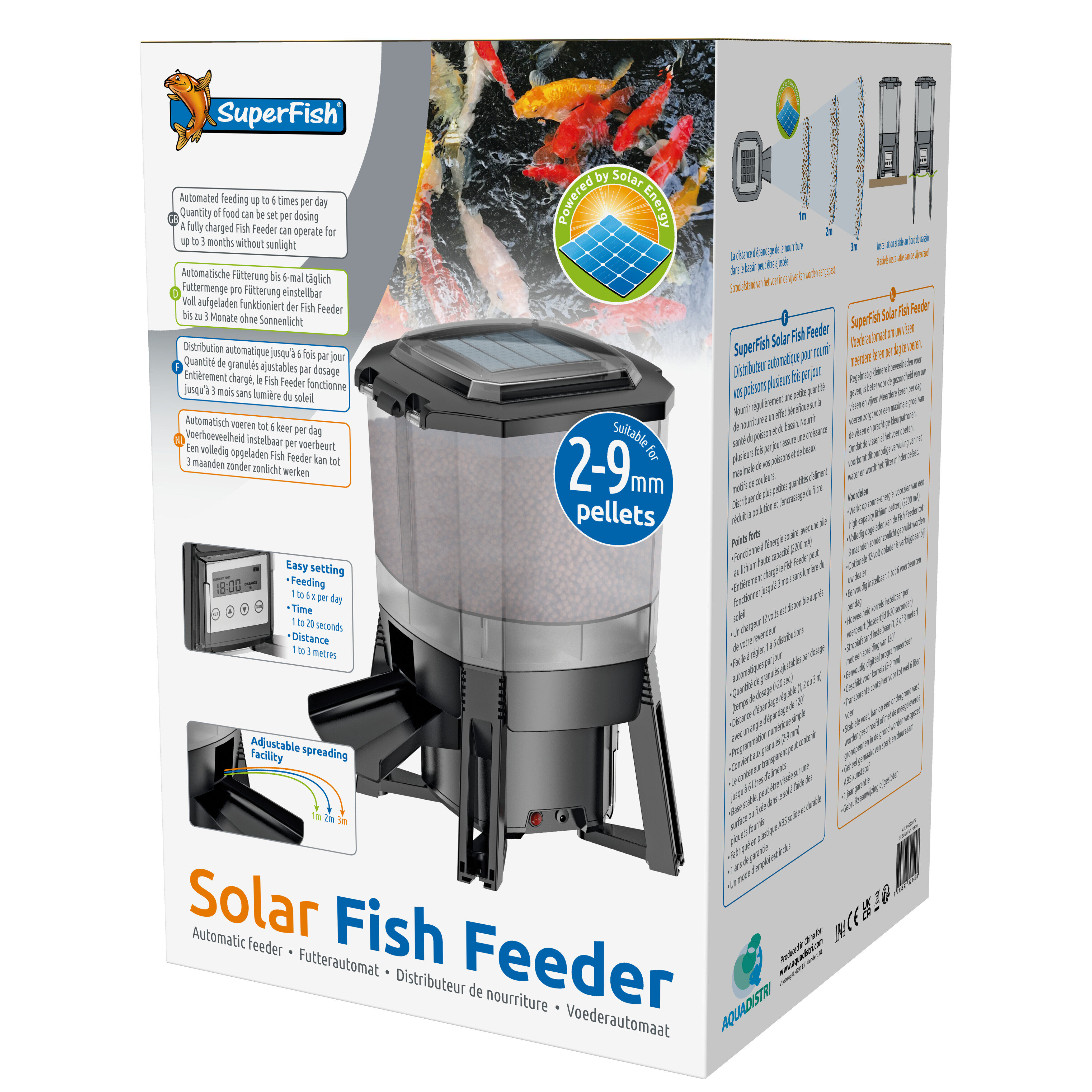 Superfish - Distributeur Automatique Solar Fish Feeder pour Bassin Image num&eacute;ro 2