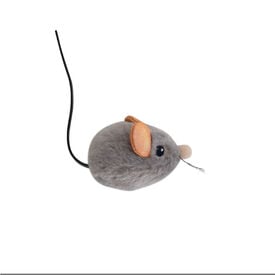 Outward Hound - Jouet Souris Squeak Mouse pour Chats - Gris