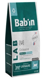 Bab'in - Croquettes Vétérinaires LAB Urinaire Poisson pour Chat