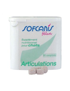 Sofcanis - Comprimés Supplément Nutritionnel Articulations pour Chats - x60