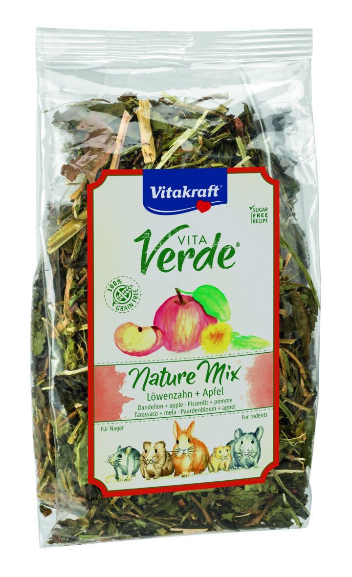 Vitakraft - Friandises Nature Mix Pissenlit et Pomme pour Rongeur - 80g Image num&eacute;ro 1
