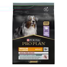 Pro Plan - Croquettes OPTIAGE Medium & Large Adult Sans Céréales Dinde pour Chien