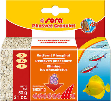 Sera - Phosvec Granulat pour Aquarium - 60g