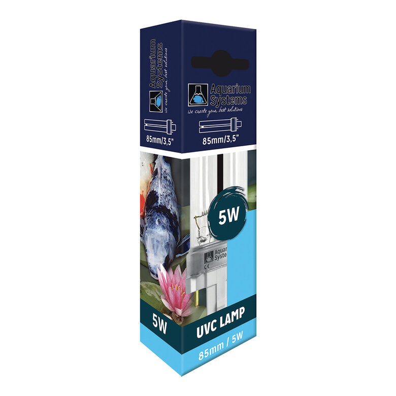 Aquarium Systems - Lampe UVC Compact pour Bassin - 8,5cm/5W Image numéro 1 Aquarium Systems - Lampe UVC Compact pour Bassin - 8,5cm/5W Image numéro 1