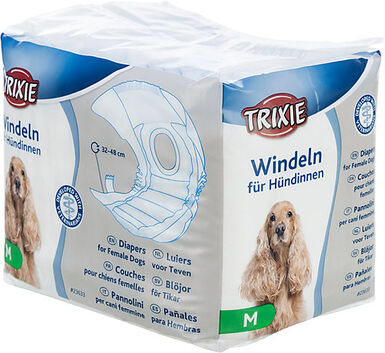 Trixie - Couches pour chiens femelles, M: 32–48 cm, 12 Pcs