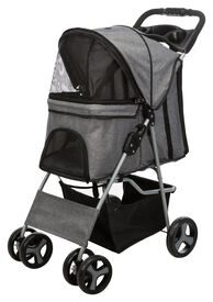 Trixie - Poussette à 4 roues Gris pour Chien - 80cm