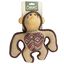 Duvoplus - Jouet Canvas Gorille Brun pour Chiens - 29x24x9cm Indicateur image numéro 2