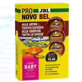 JBL - Kit Nourrtiture d'Elevage Pronovo BEL FLAKES BABY pour Alevins - 3x10ml