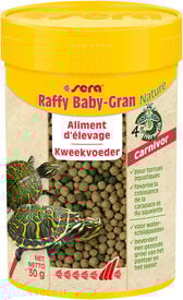 Sera - Aliments d'Élevage en Granulés Raffy Baby-Gran pour Tortues Aquatiques - 100ml