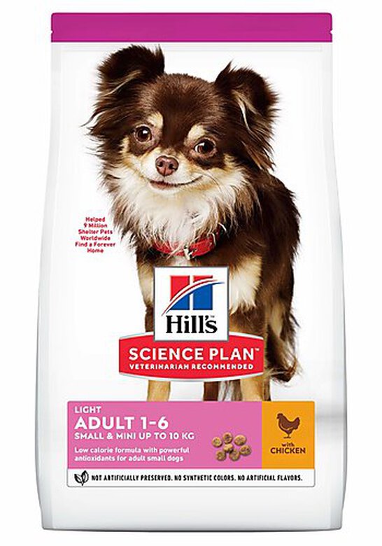 Hill's - Canine Adult Light Small & Mini Poulet pour Chien - 1,5Kg image number null