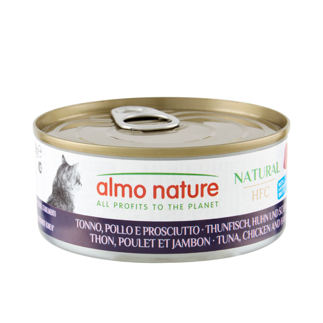Almo Nature - P&acirc;t&eacute;e Hfc Natural Thon, Poulet Et Jambon - 150g Image num&eacute;ro 1