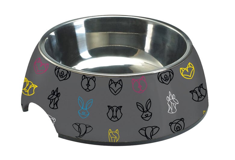 Croci - Gamelle Geometrical pour Chiens - 400ml Image numéro 1 Croci - Gamelle Geometrical pour Chiens - 400ml Image numéro 1